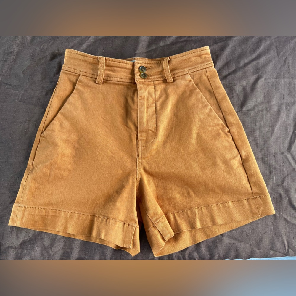 Everlane Shorts Rust Burnt Orange Size 0
